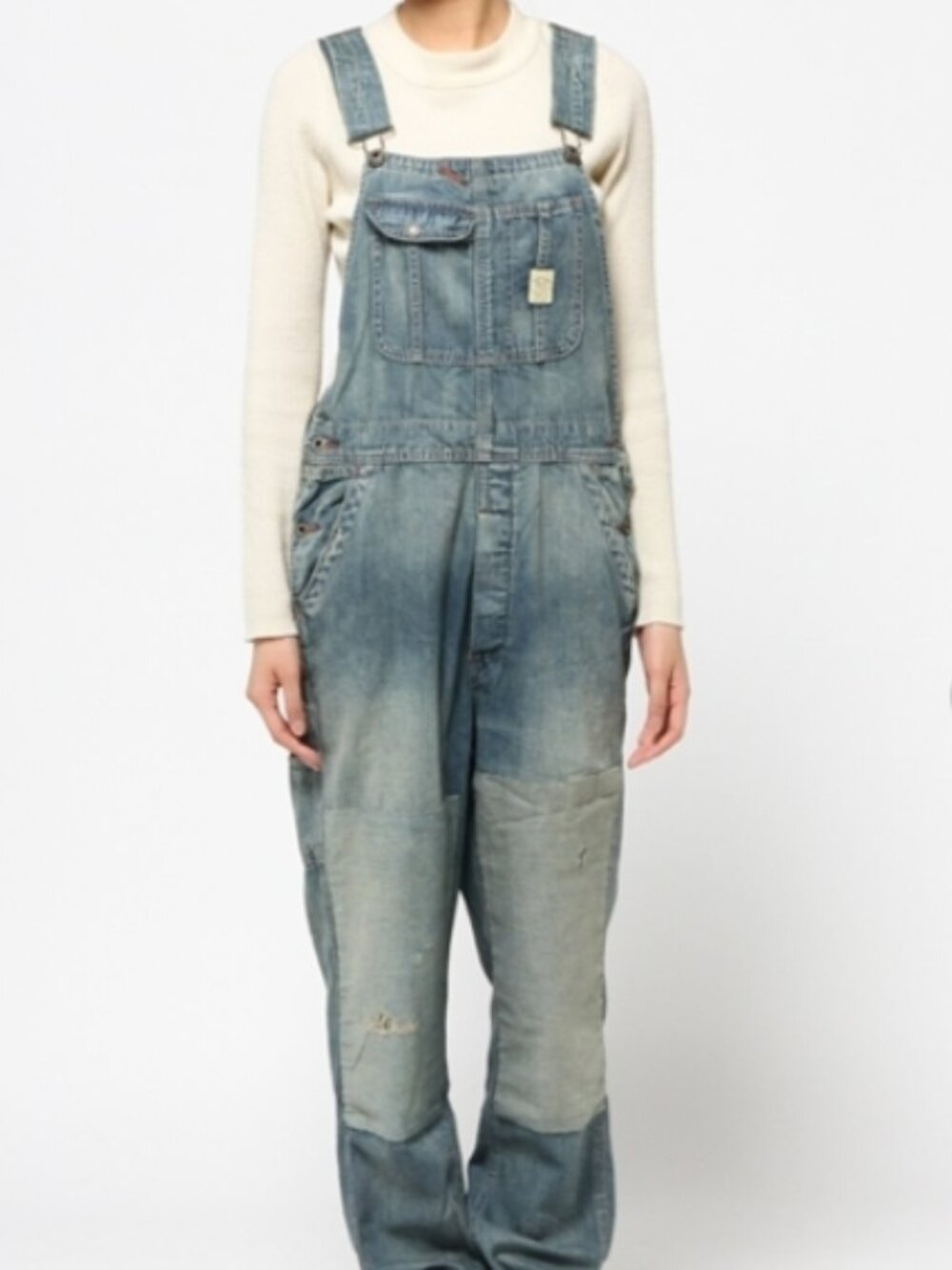 Ralph Lauren Denim & Supply Patchwork Overalls XS